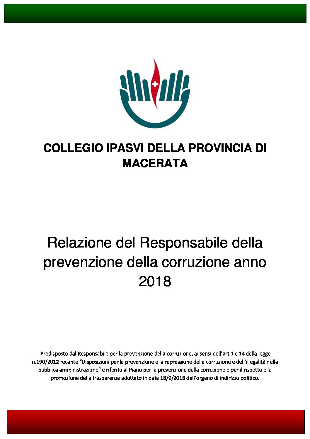 RELAZIONE RPC 2018 OPI MACERATA